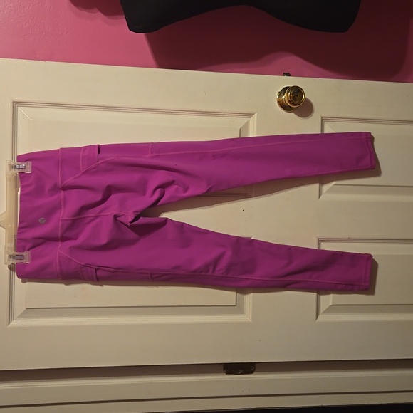 Pink LifeSky Leggings with pockets. Size Small - Picture 2 of 5